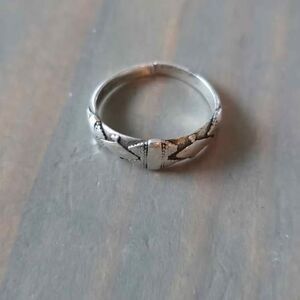 sterling silver womens ring size 7-7.5